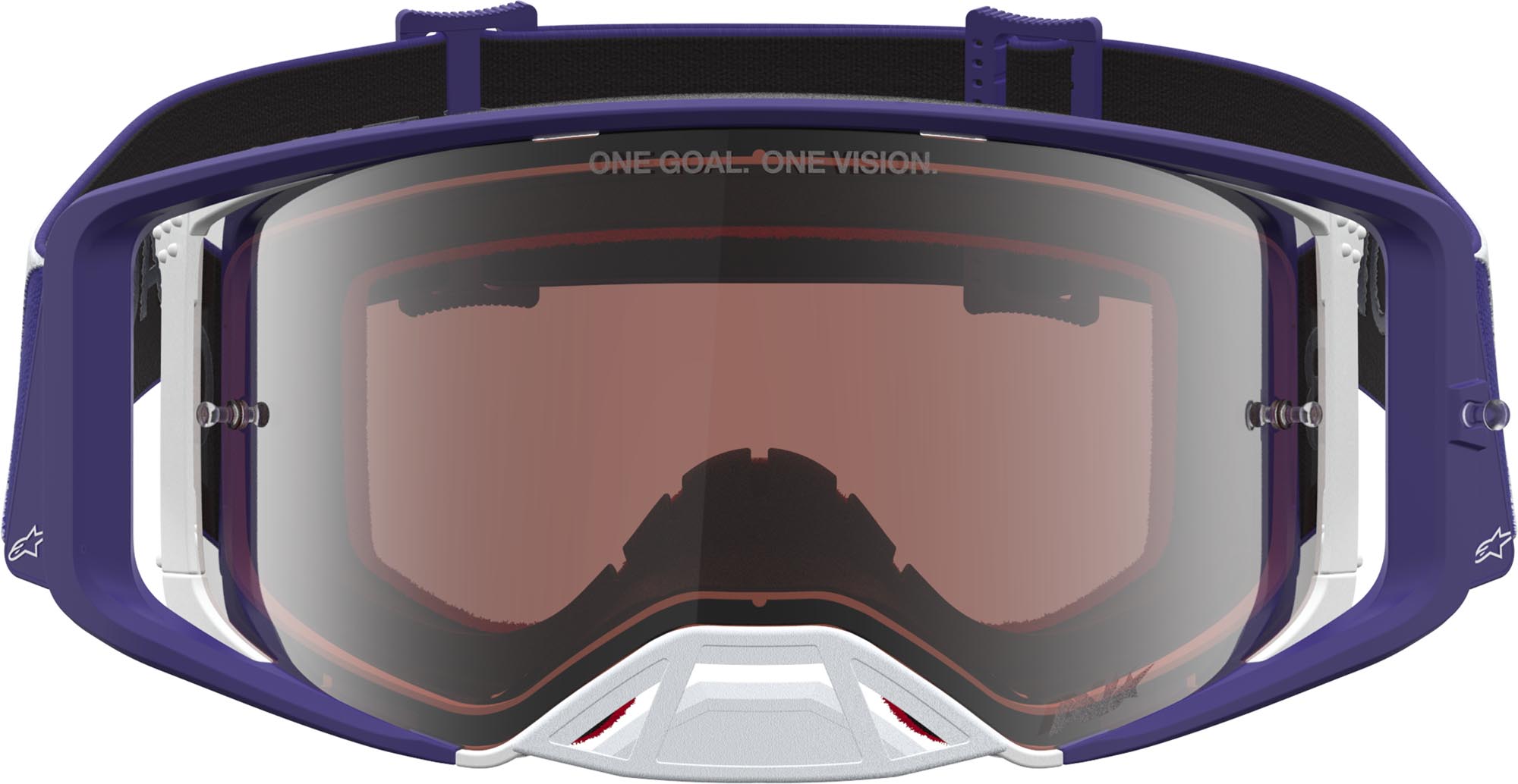 Alpinestars Supertech Atrox Mirror Motocross Brille blau/weiß Abbildung 4