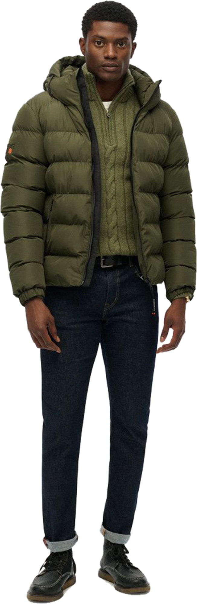 Superdry & Co Sportliche Pufferjacke grün 2XL Abbildung 4