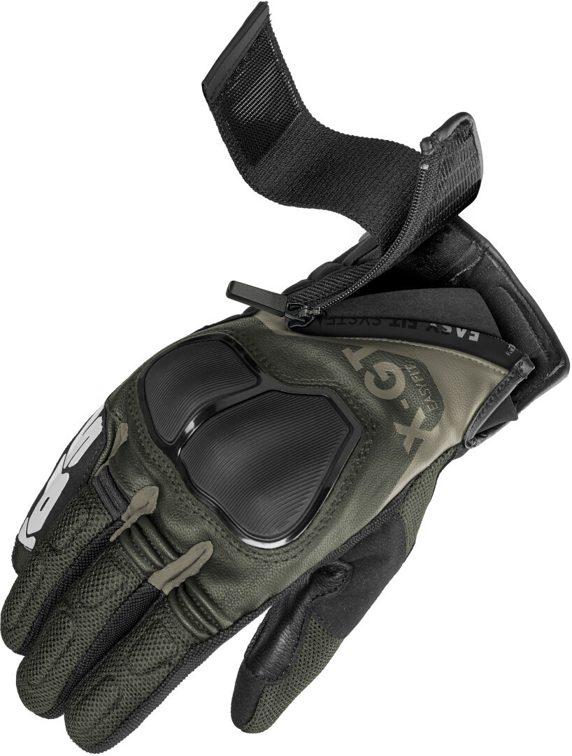 Spidi X-GT 2022 Motorcykelhandsker Sort/oliven M Figur 3