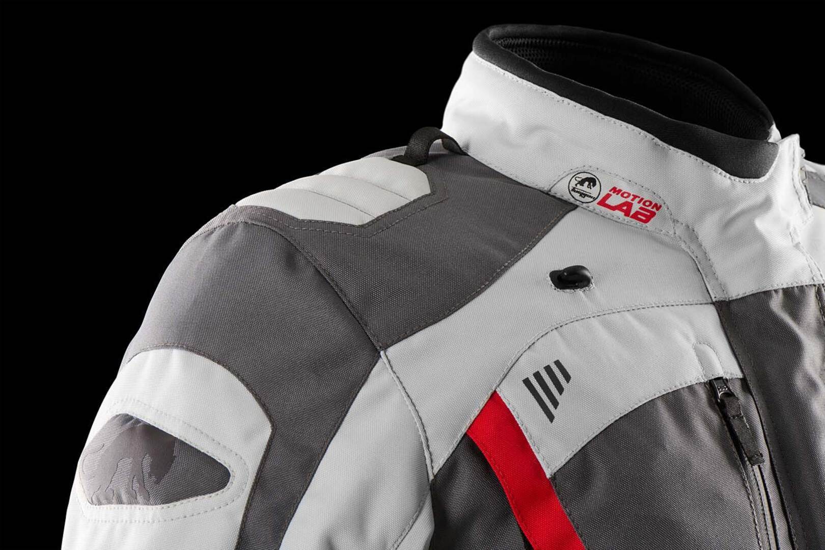 Furygan Apalaches Evo Ladies Motorcycle Textile Jacket grey/white/red 4XL Figure 9