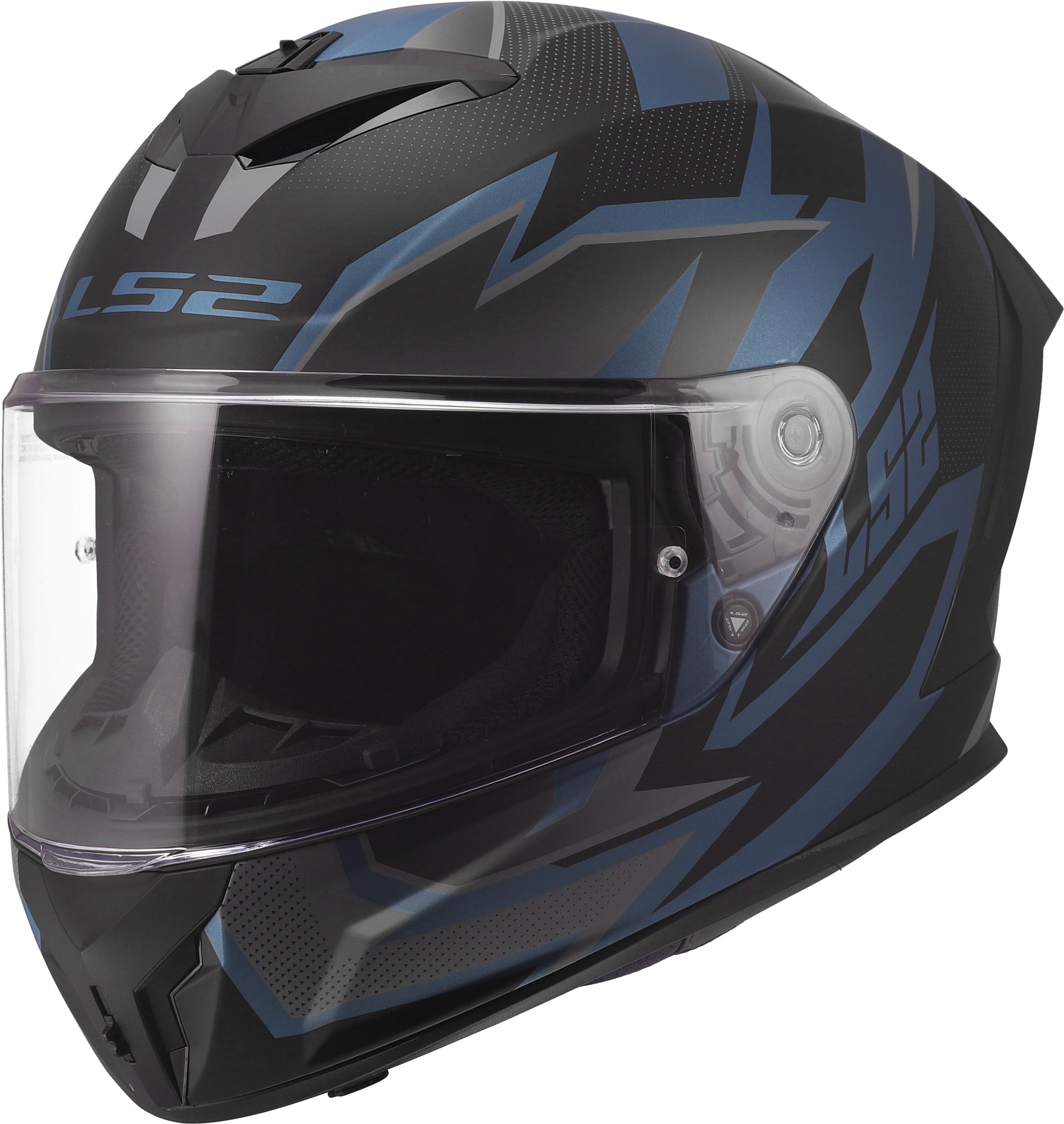LS2 FF820 Rapid III Xtrem Helm schwarz/blau L (59/60) Abbildung 1