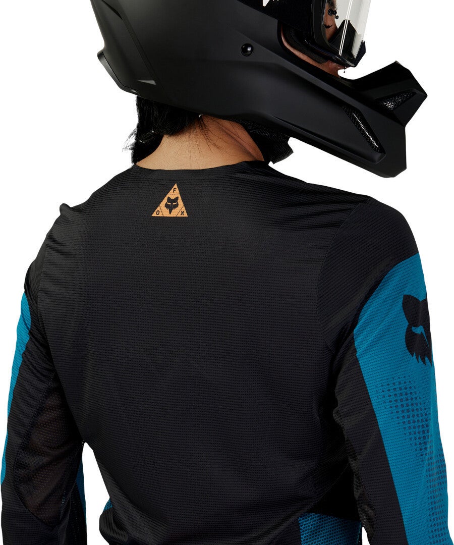 FOX Flexair Optical Motocross trøje til damer sort/blå L Figur 2