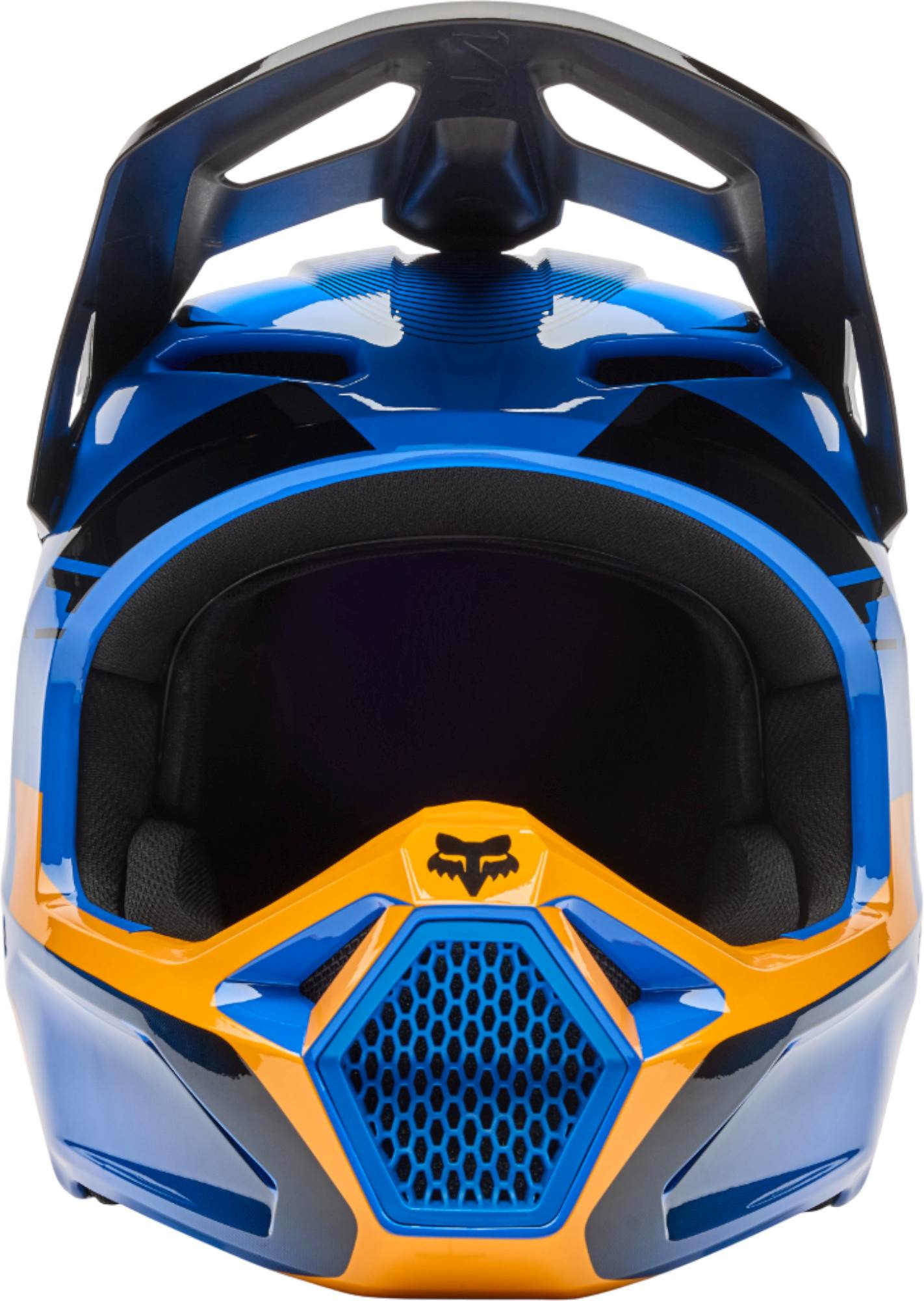FOX V1 Collect Motorcross helm blauw/oranje M (57/58) Figuur 3