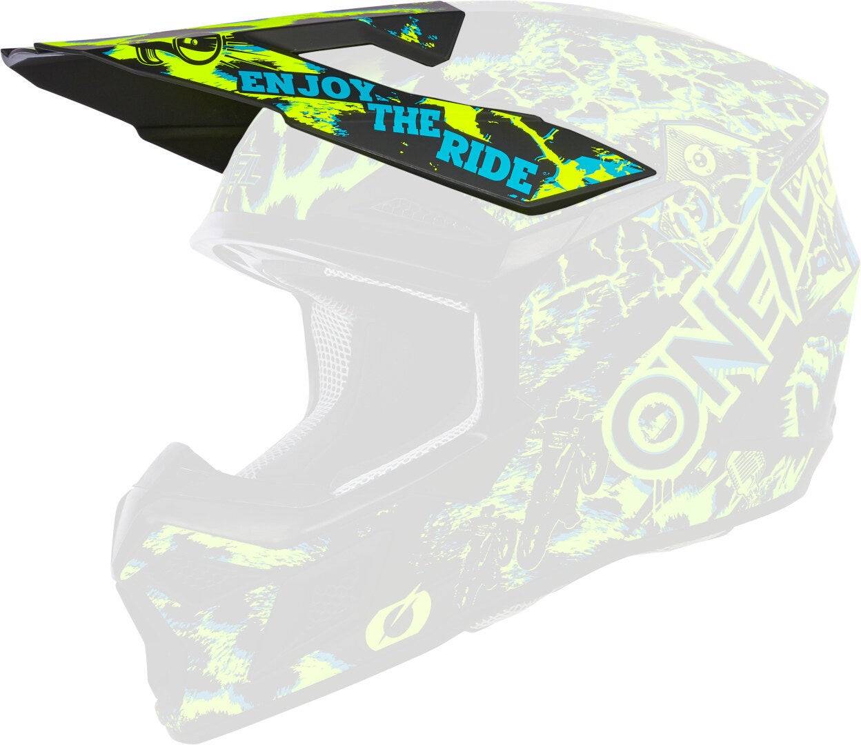 Oneal 3SRS Assault Neon Casco Motocross L (59/60) Figura 8