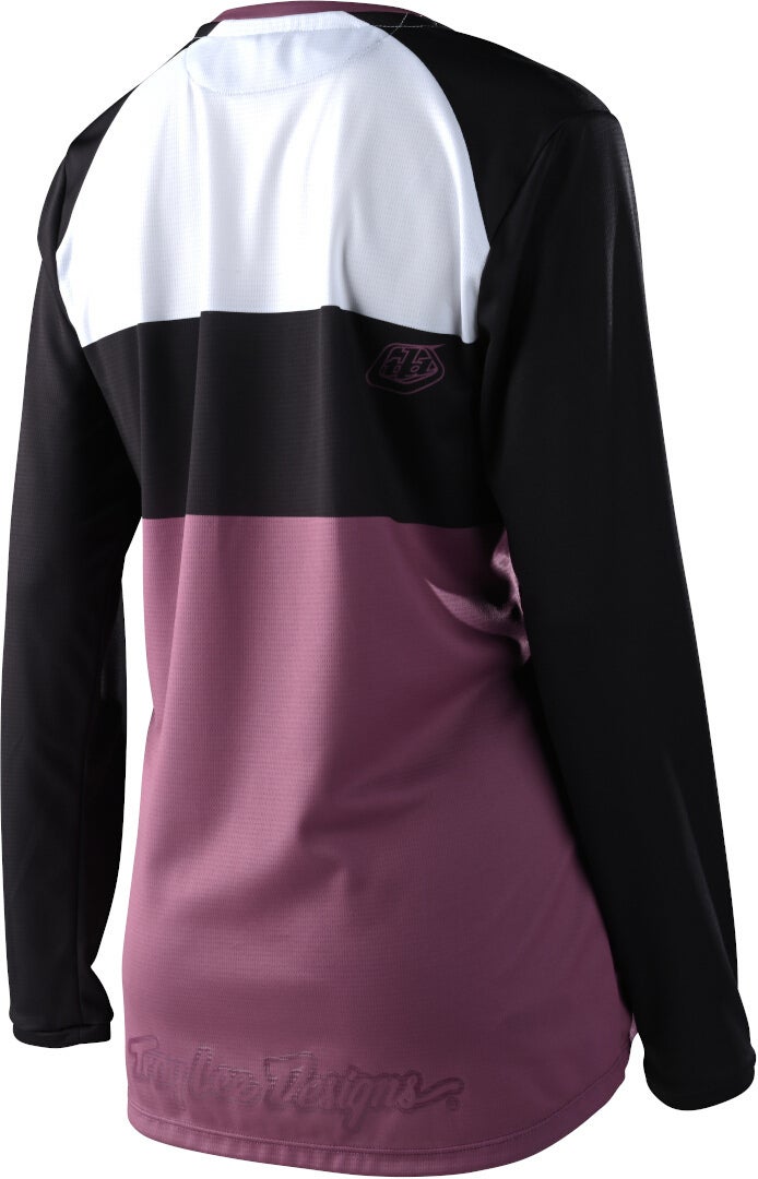 Troy Lee Designs GP Icon Dames Motorcross Jersey zwart/wit/roze M Figuur 2