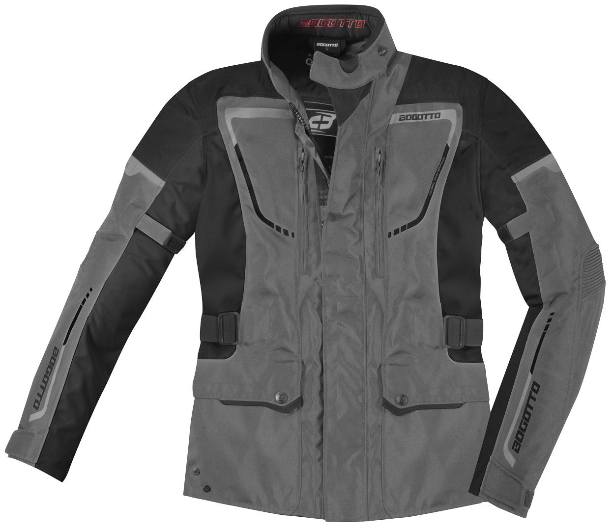 Bogotto Azury 2in1 waterproof Motorcycle Textile Jacket black/grey XL Figure 6