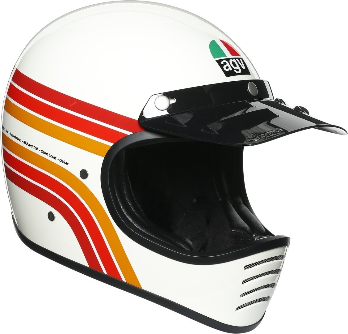 AGV Legends X101 Dakar 87 Casco bianco/rosso/arancione L (59/60) Figura 1