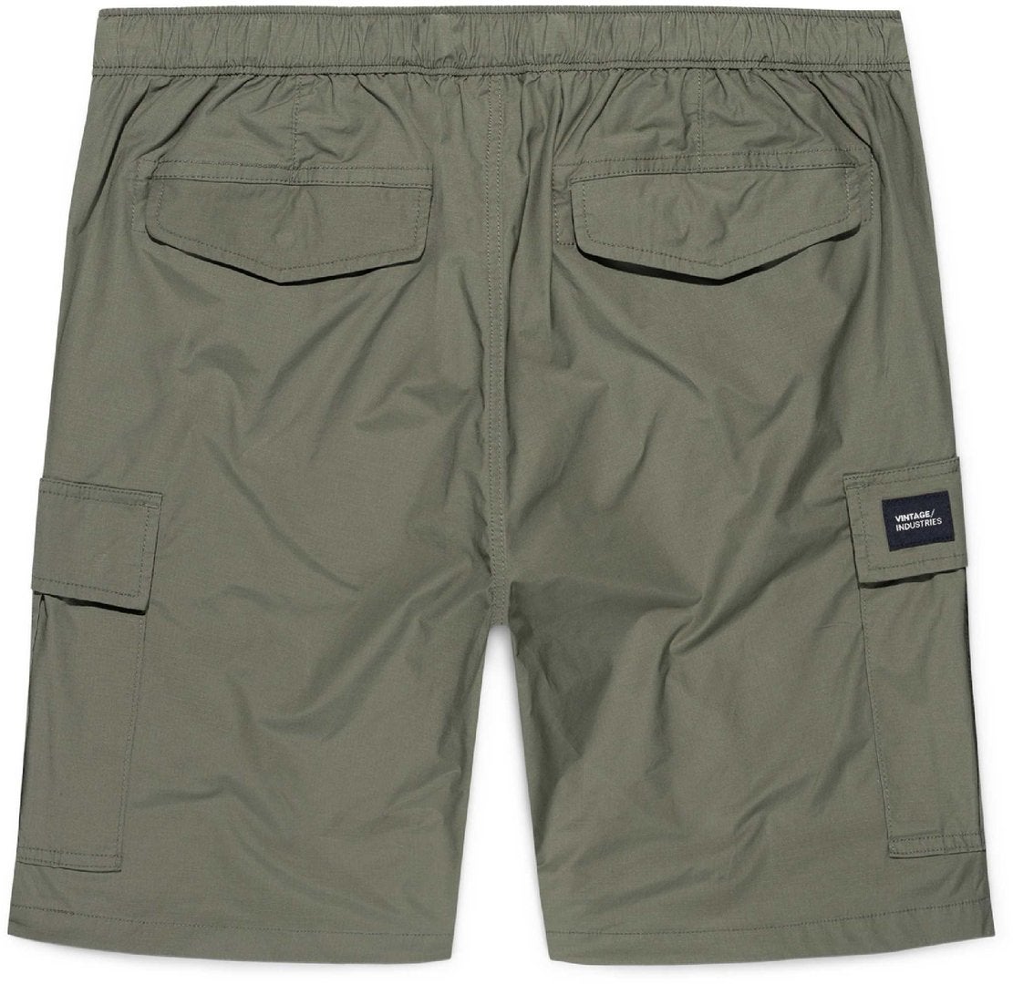 Side view of Vintage Industries Elliott Textile Shorts