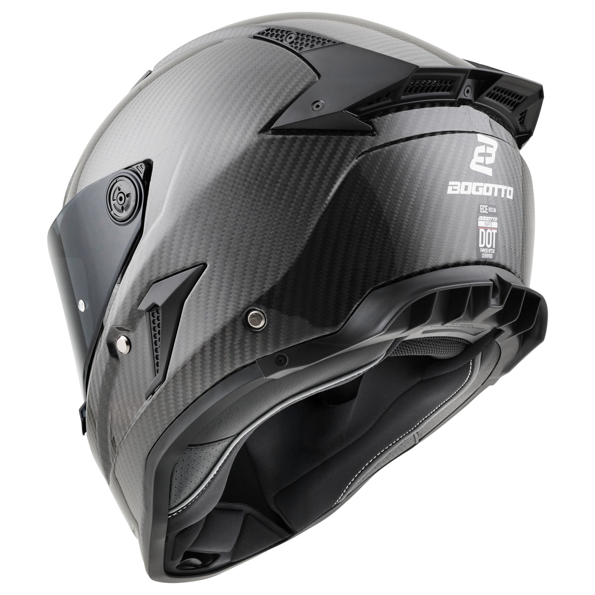 Bogotto Rapto Carbon Helm schwarz XL Abbildung 3