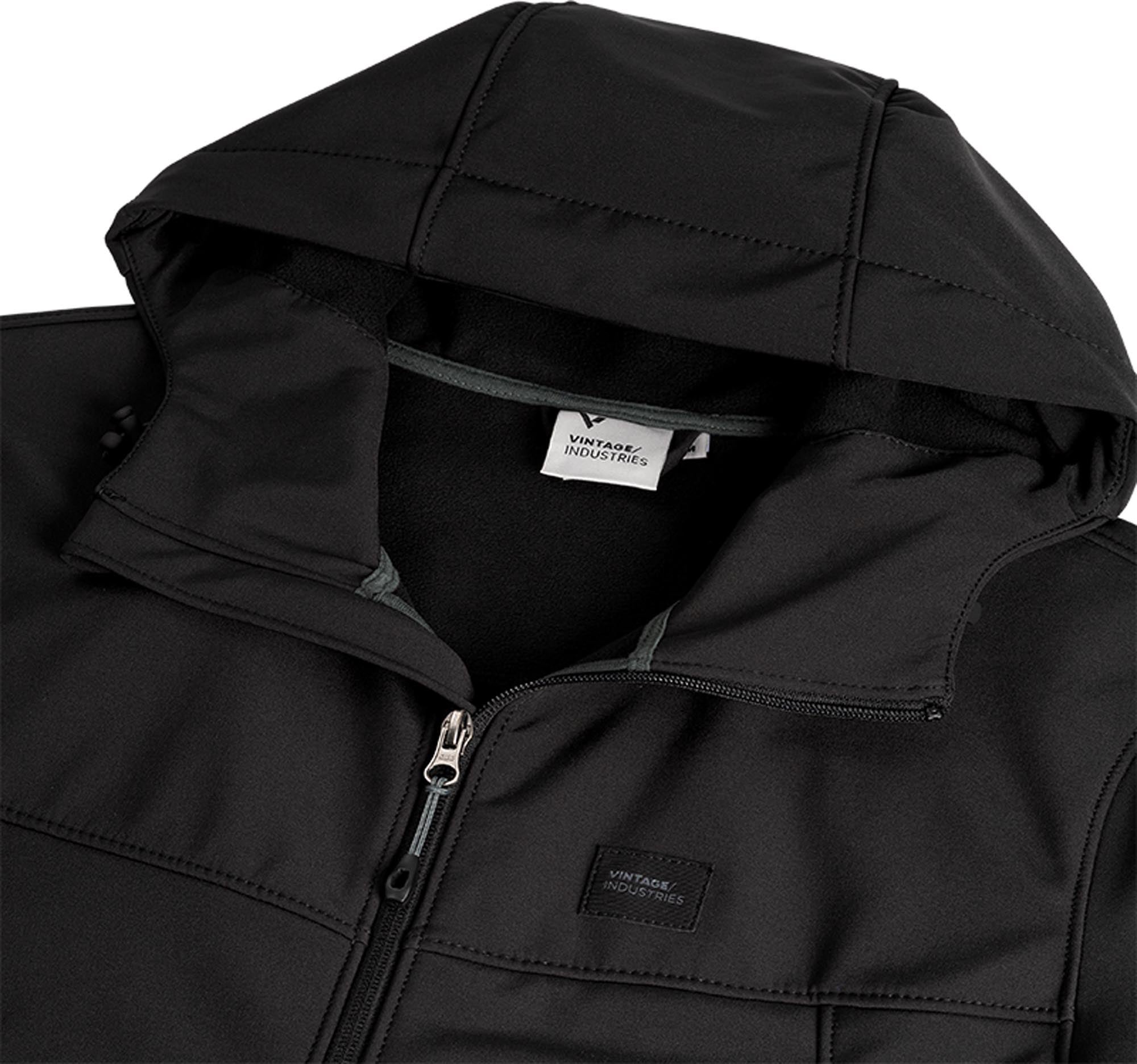 Vintage Industries Alford Softshell 襖 黑色 XL 圖4