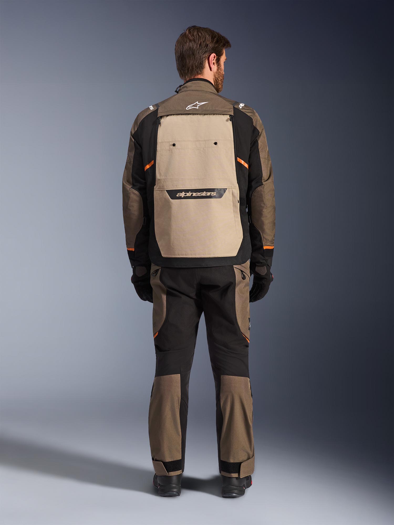 Alpinestars Cusco Drystar waterproof Motorcycle Textile Jacket brown/grey 4XL Figure 7