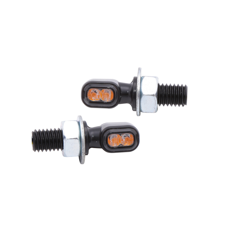HIGHSIDER Smart Vision-TS LED-indikator Kropp Svart / Lins Rökt (Par), Fram och Bak Figur 1