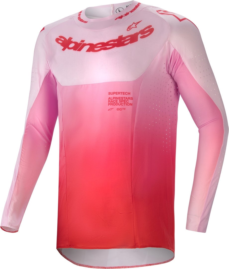 Alpinestars Supertech Dade Motocross Jersey pink L Abbildung 1