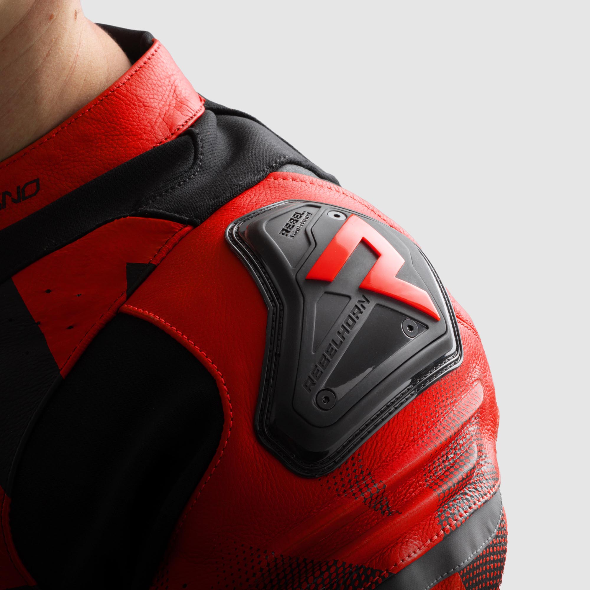 Rebelhorn Inferno Motorcycle Leather Jacket black/red 52 Figure 11