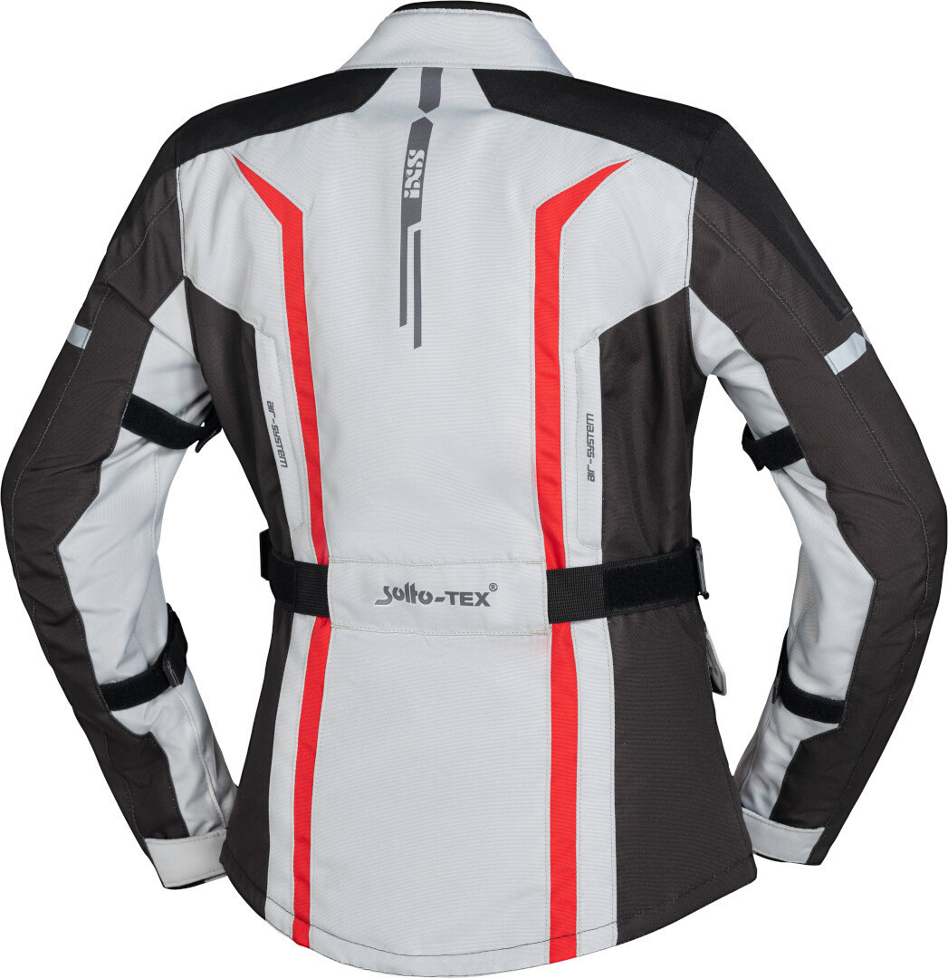 IXS Evans-ST 2.0 Damen Motorrad Textiljacke grau/rot 3XL Abbildung 2