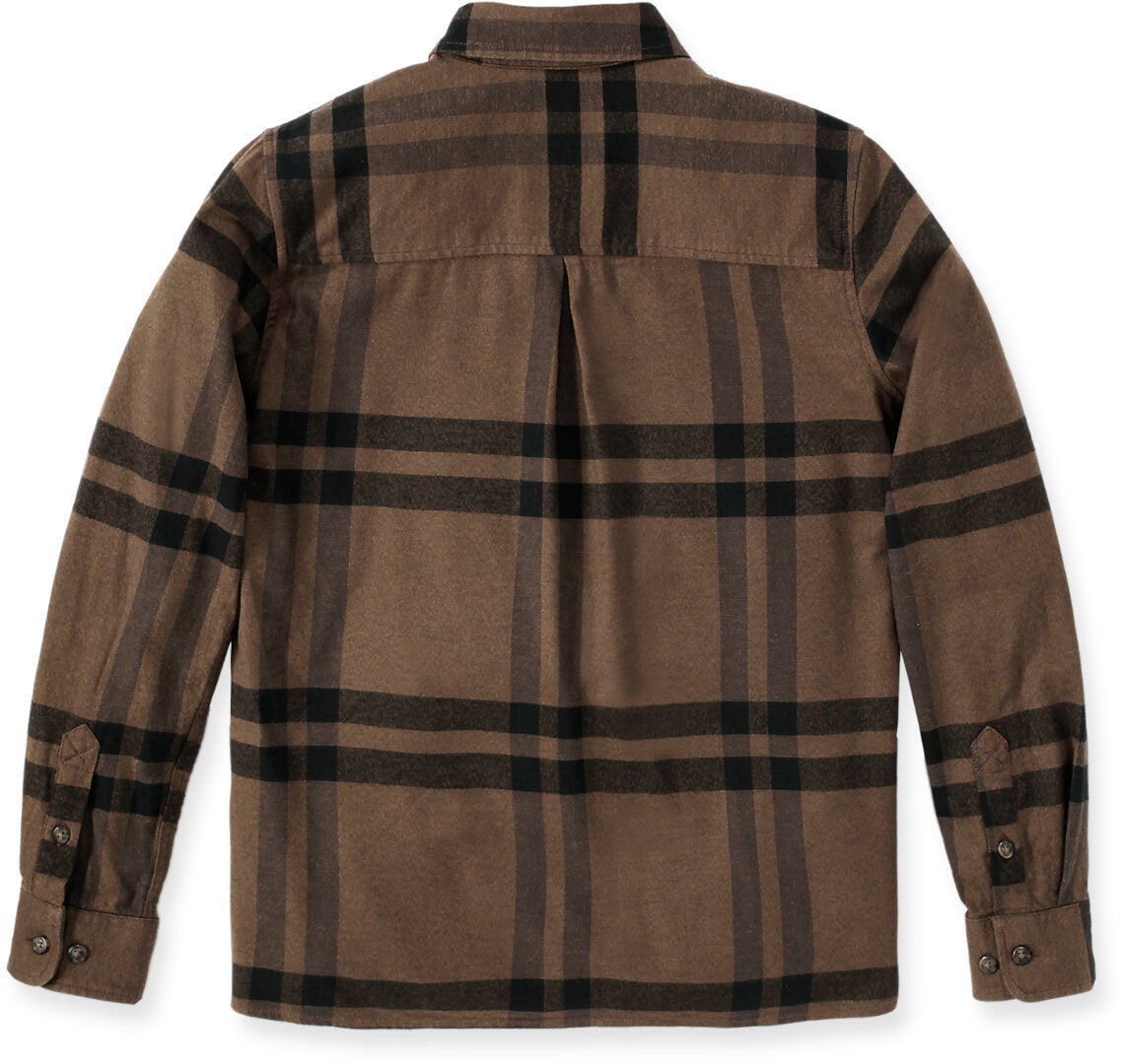 Carhartt Loose Fit Midweight Flannel Ladies Shirt brown S Figure 2