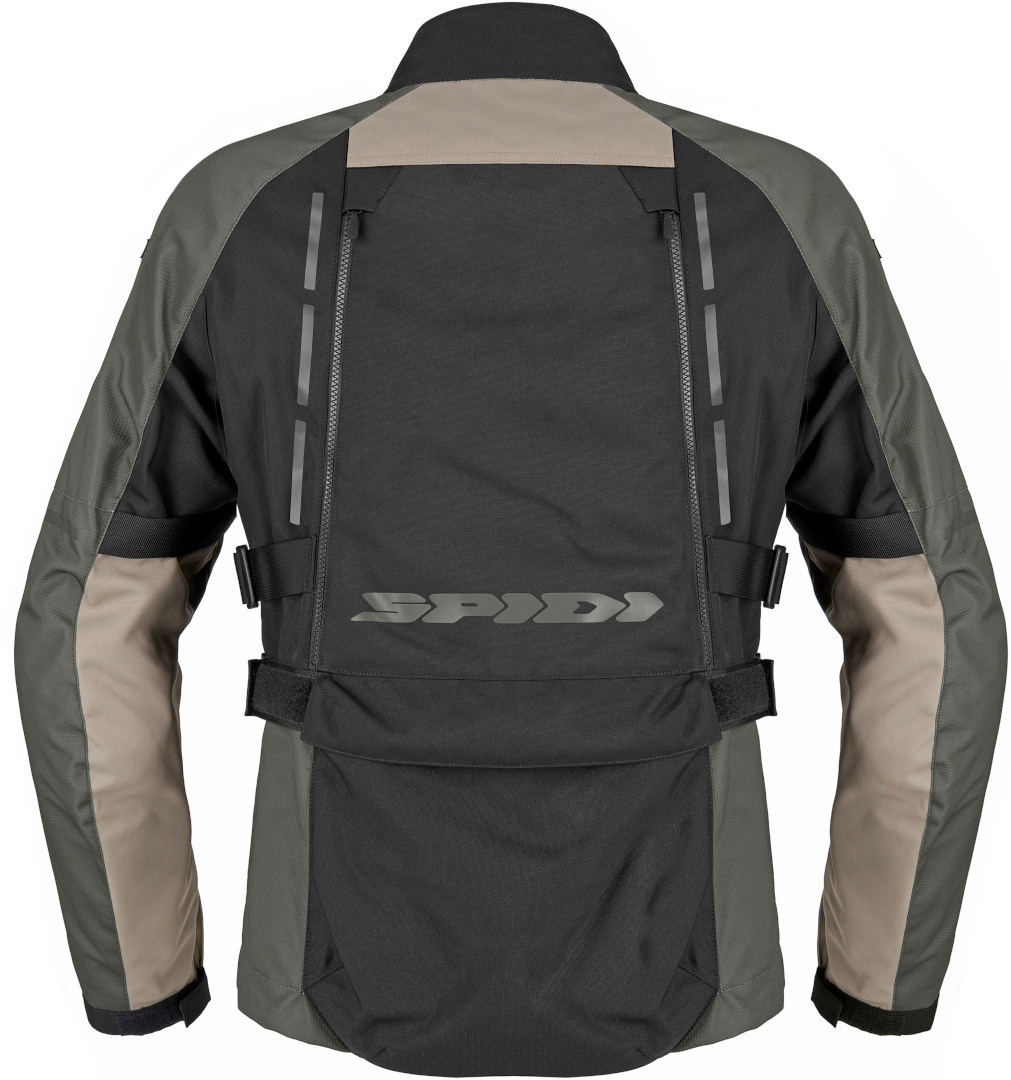 Spidi Crossmaster 2 H2Out waterproof Motorcycle Textile Jacket dark green M Figure 2