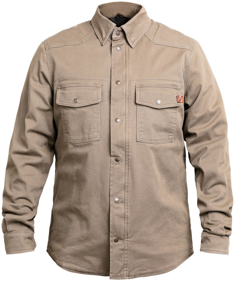 John Doe Motoshirt XTM Camicia da moto beige 5XL Figura 1