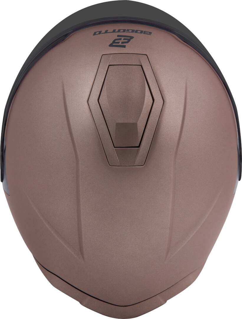 Bogotto H586 BT Solid Bluetooth Casco Jet Marrón mate L Figura 2