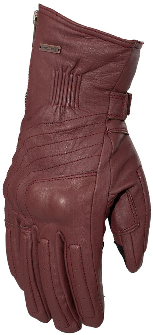 Rusty Stitches Ray Guanti da moto impermeabili marrone M Figura 1