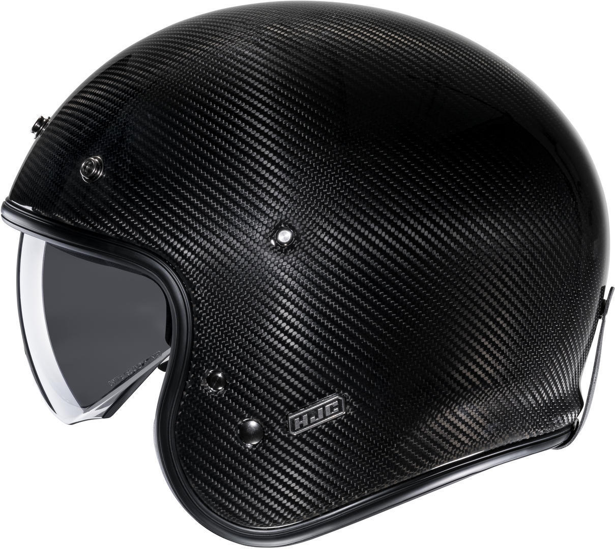 Side view of HJC V31 Retro Carbon Jet Helmet