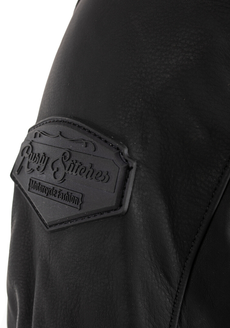 Rusty Stitches Dorian Blouson en cuir de moto noir M Figure 11