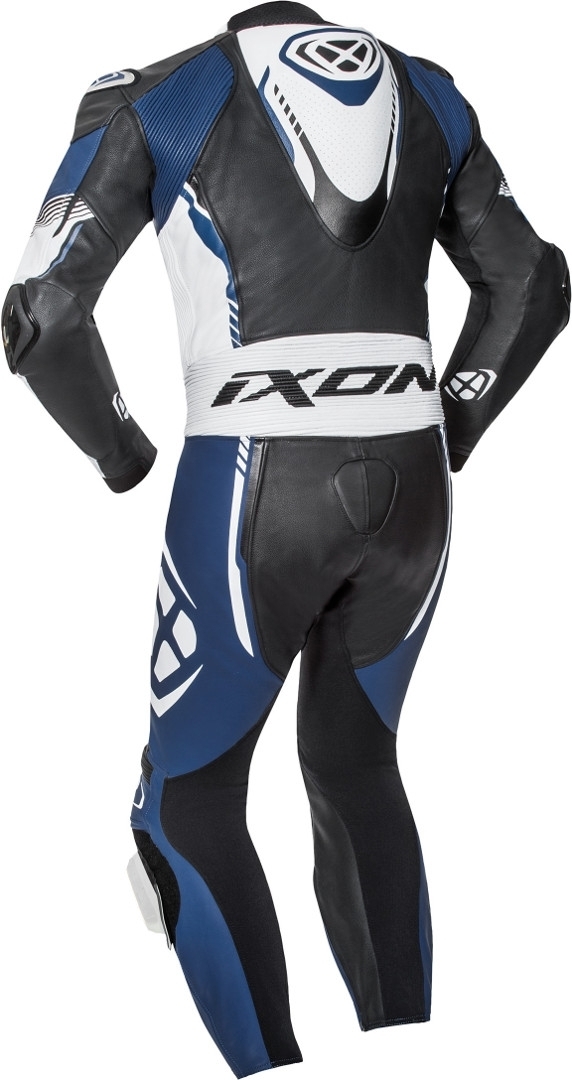Ixon Vortex 2 One Piece Motorcycle Leather Suit black/white/blue L Figure 2