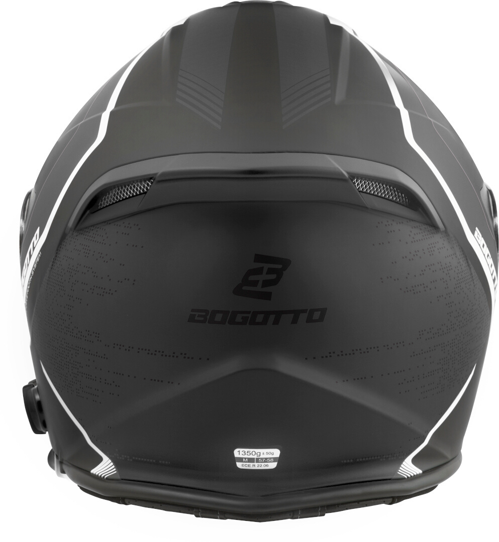 Bogotto H586 BT Illus Casca cu reacție Bluetooth Negru mat/gri M Figura 4