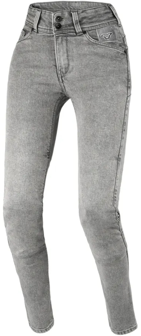 Macna Aramon Jeans da moto da donna grigio 36 Figura 1