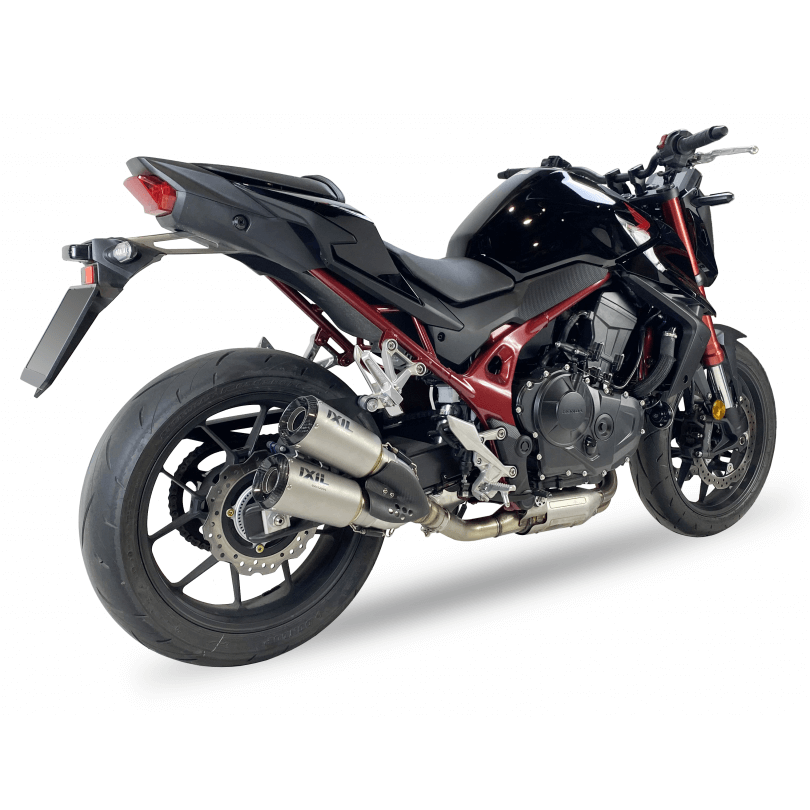IXIL 2RC/2RB SLIP ON - RACE XTREM doubleexit Endschalldämpfer, CB 750 HORNET, 23- (Euro 5) Silver Figur 3