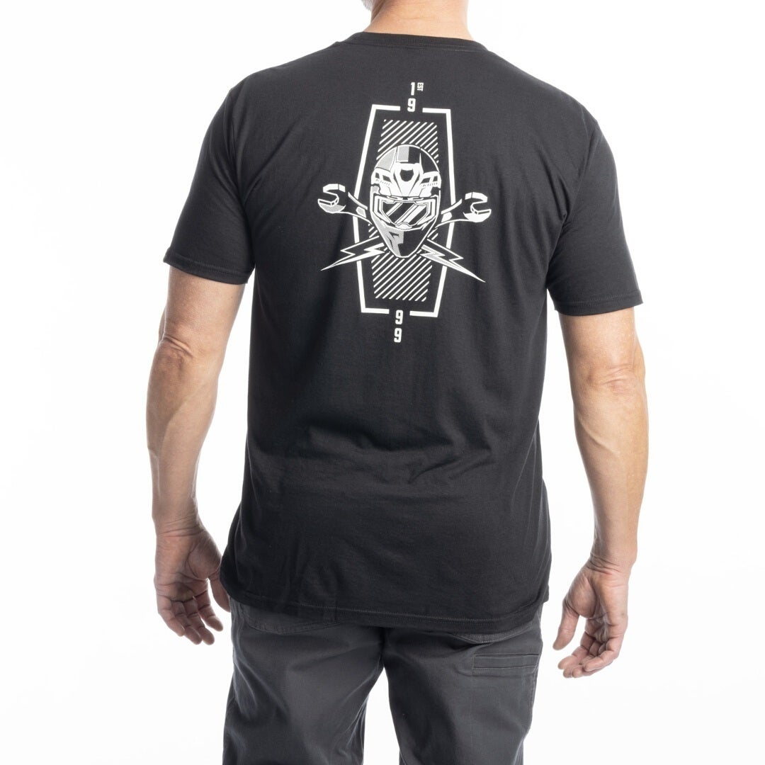 Klim Petrol Tri-Blend Triko černobílá M Obrázek 4