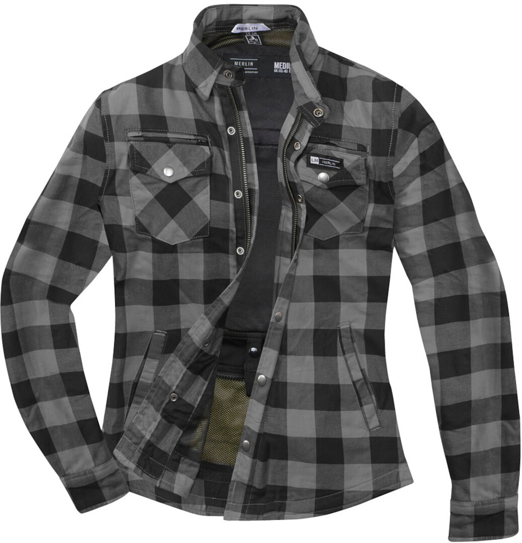 Merlin Madison Camicia da donna in moto grigio S Figura 4