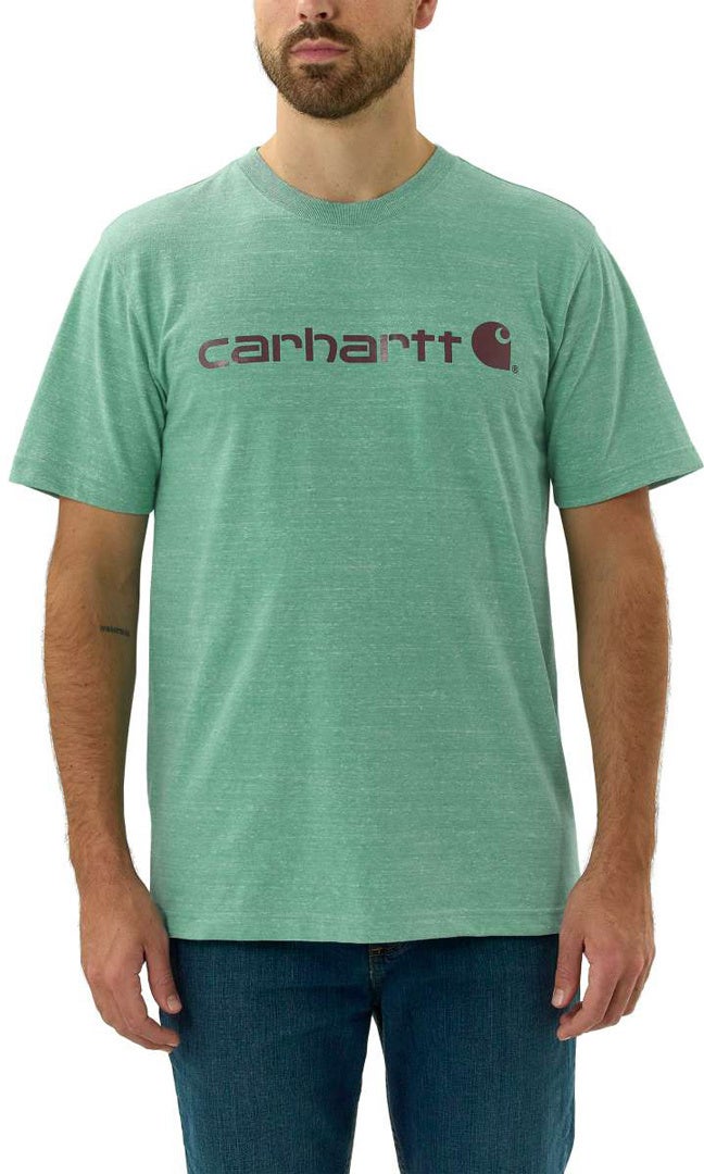 Carhartt EMEA Core Logo Workwear Short Sleeve Triko Tyrkysová M Obrázek 3
