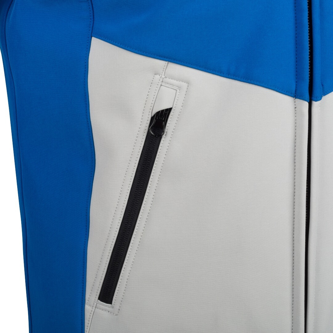 Bering Rotor Softshell vandtæt motorcykel tekstiljakke blå/grå M Figur 6