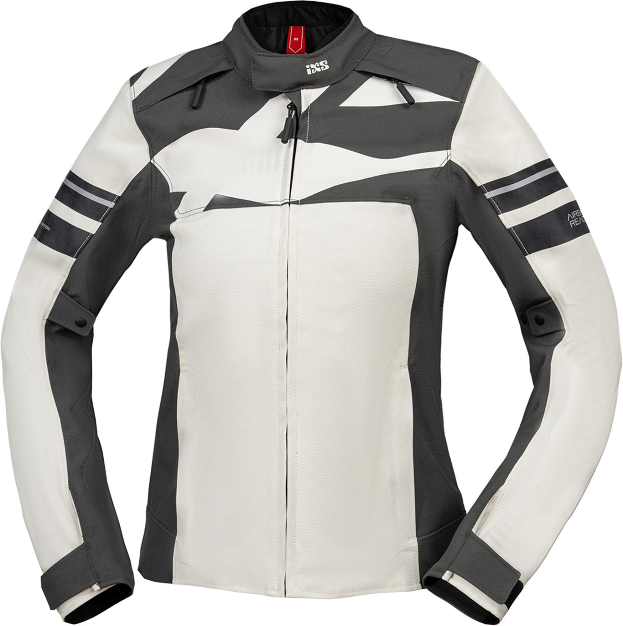 IXS Rapid-STX 2.2 waterproof Ladies Motorcycle Textile Jacket dark grey/light grey S Figure 1