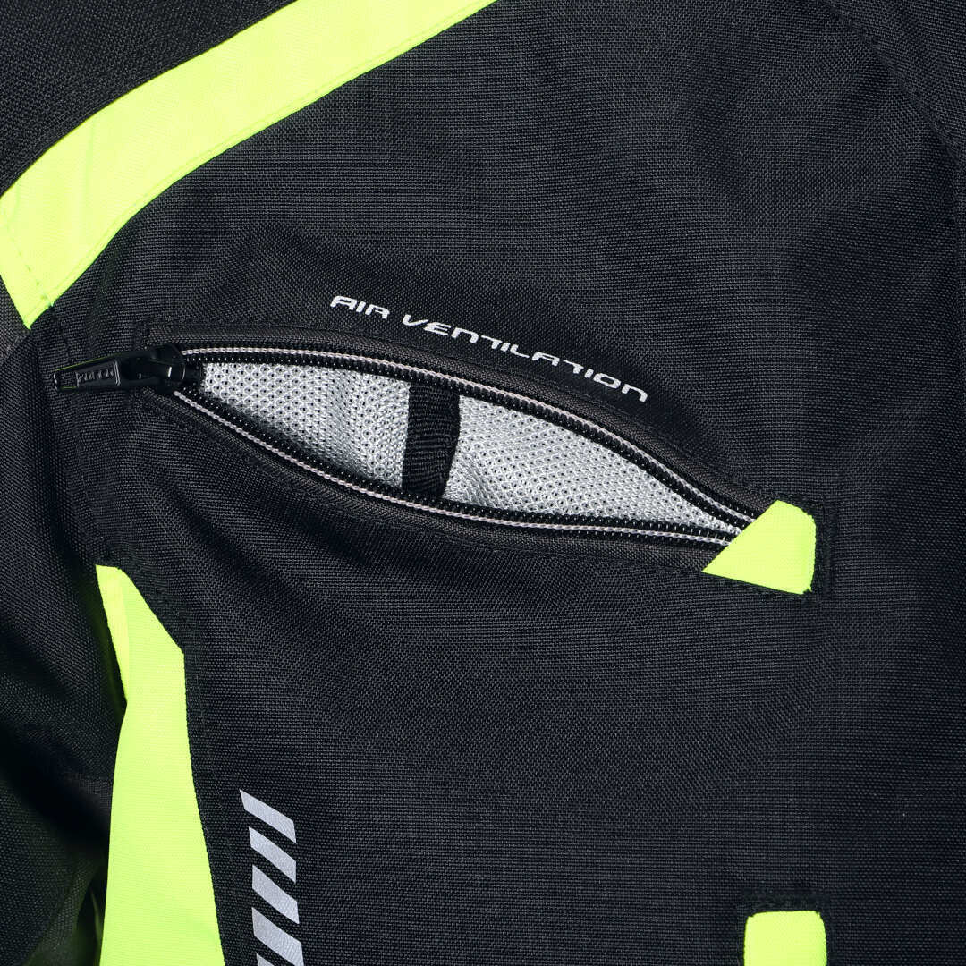 Büse Torino II Motorrad Textiljacke schwarz/neon-gelb M Abbildung 2
