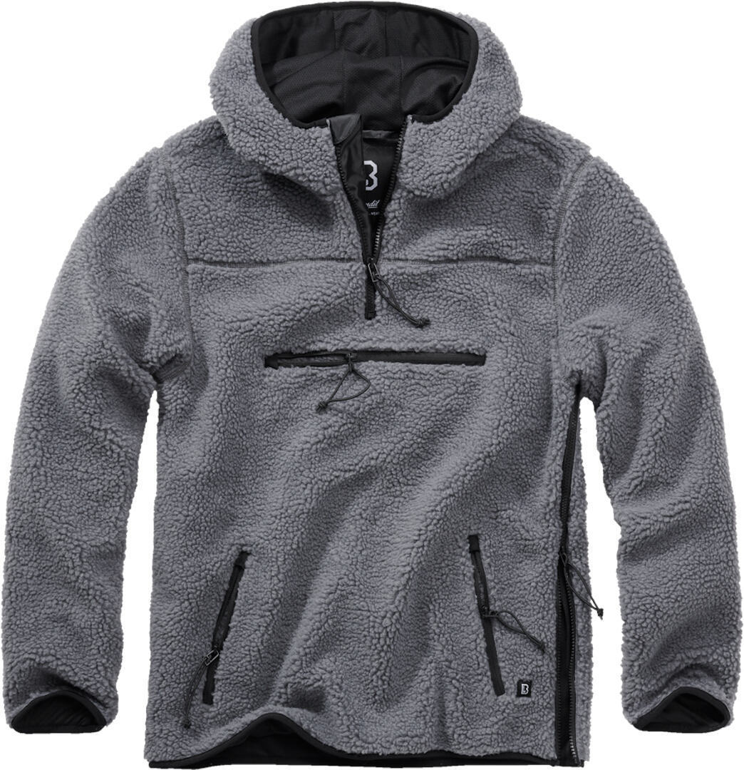 Brandit Teddyfleece Worker Pullover anthracite L Figure 1
