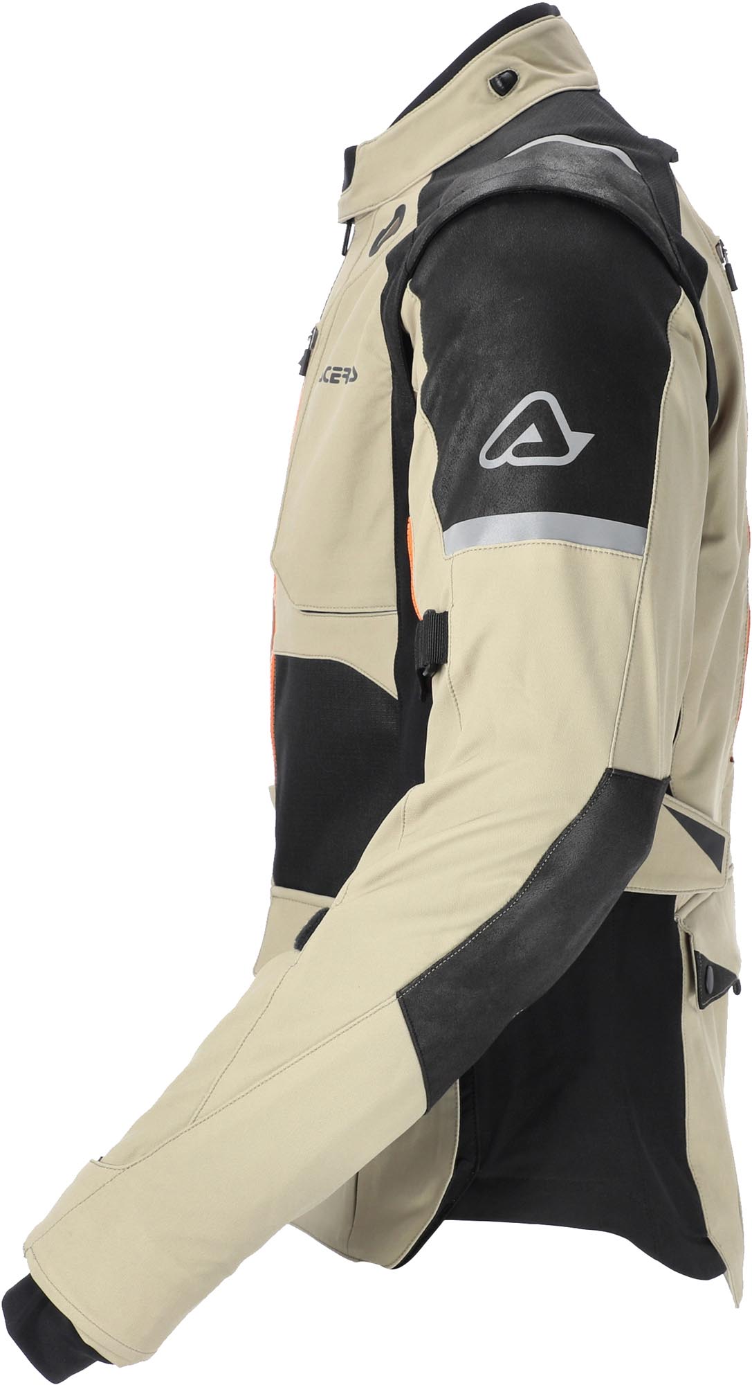 Acerbis Rally Pro Motorcycle Textile Jacket beige/black L Figure 7