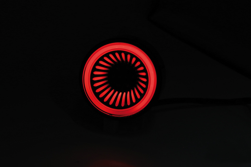 HIGHSIDER smart LED-baklykta Svart Yamaha Style, E-godkänd (1st) Figur 3