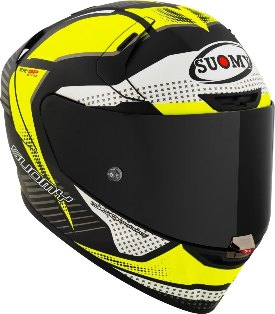 Suomy SR-GP Evo Airspeed Helm Geel/wit Verlies (59/60) Figuur 4
