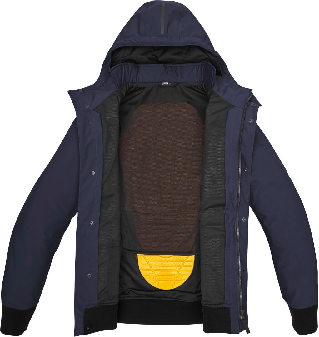 Side view of Spidi Riding Parka H2Out waterproof Motorcycle Textile Jacket