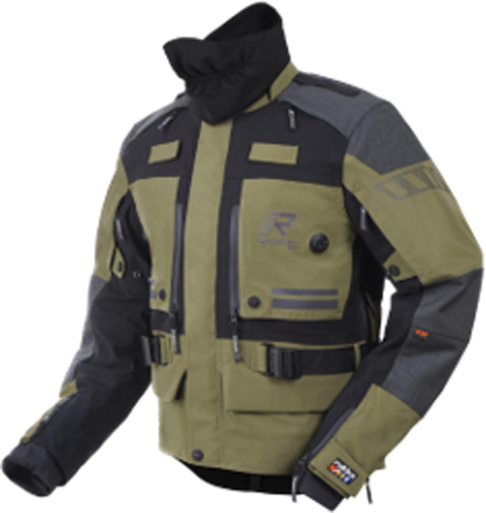 Rukka TitanTrail-R Veste textile moto imperméable Vert/Gris/Noir 64 Figure 1