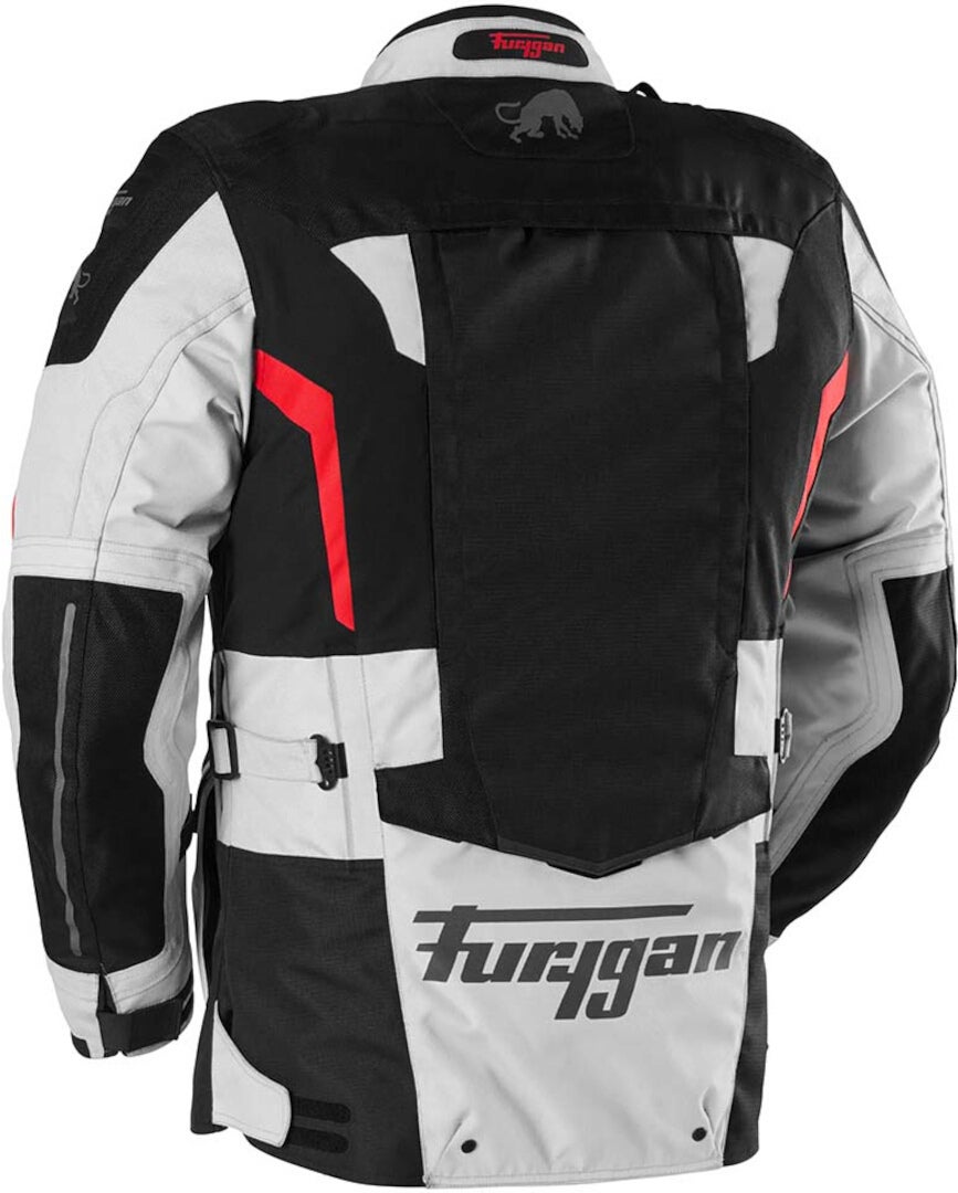 Furygan Montroc 3in1+ Kevlar Primaloft Motorcycle Textile Jacket black/white/red 3XL Figure 2
