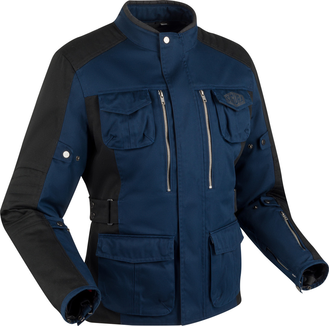Segura Bora Motorrad Textiljacke blau/schwarz L Abbildung 1