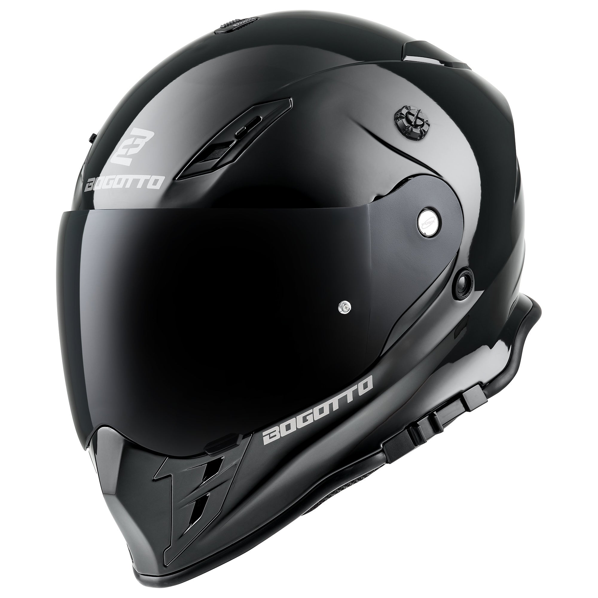 Bogotto H331 Enduro-hjälm svart XS (53/54) Figur 3