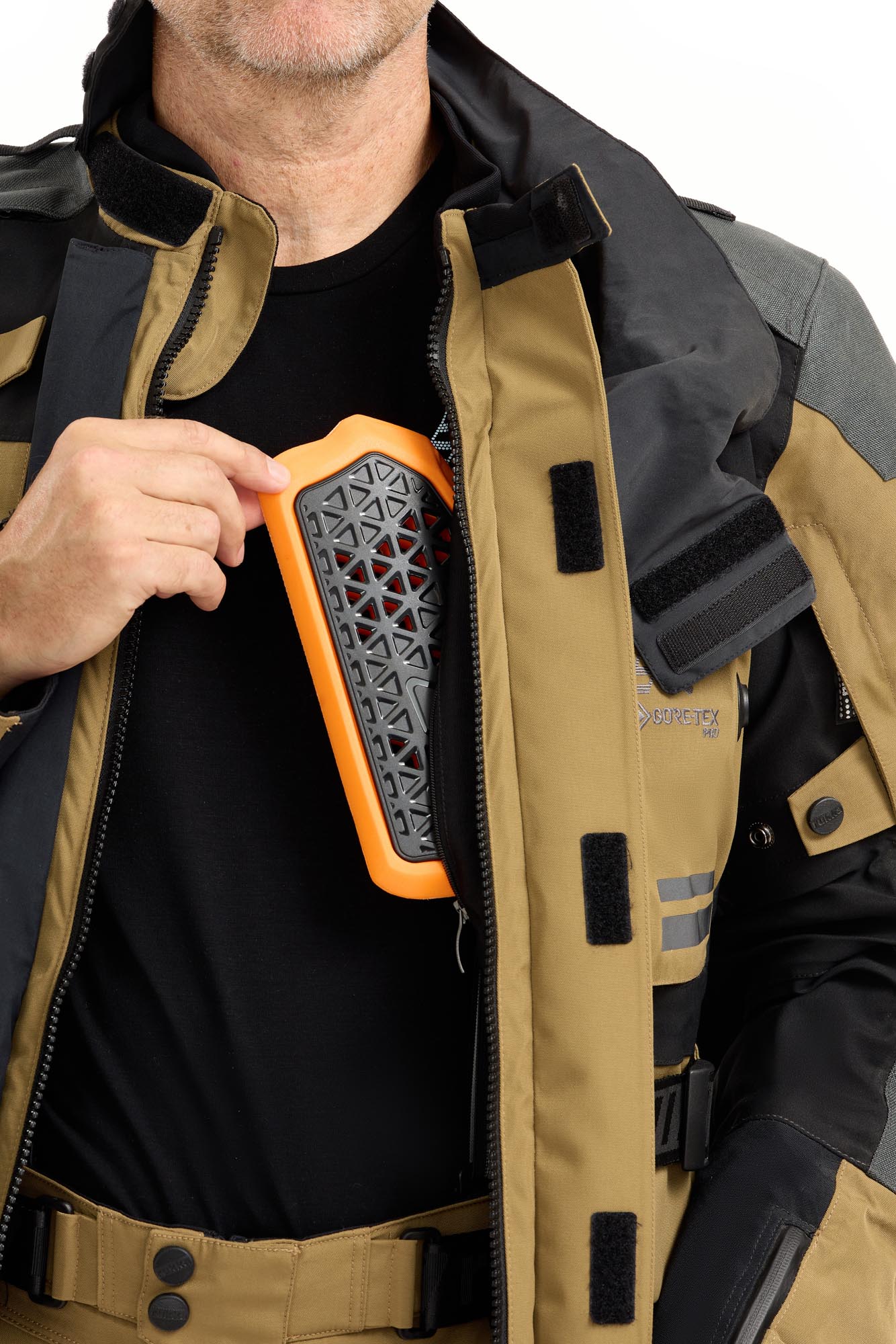 Rukka TitanTrail-R Veste textile moto imperméable Marron/Gris 62 Figure 5