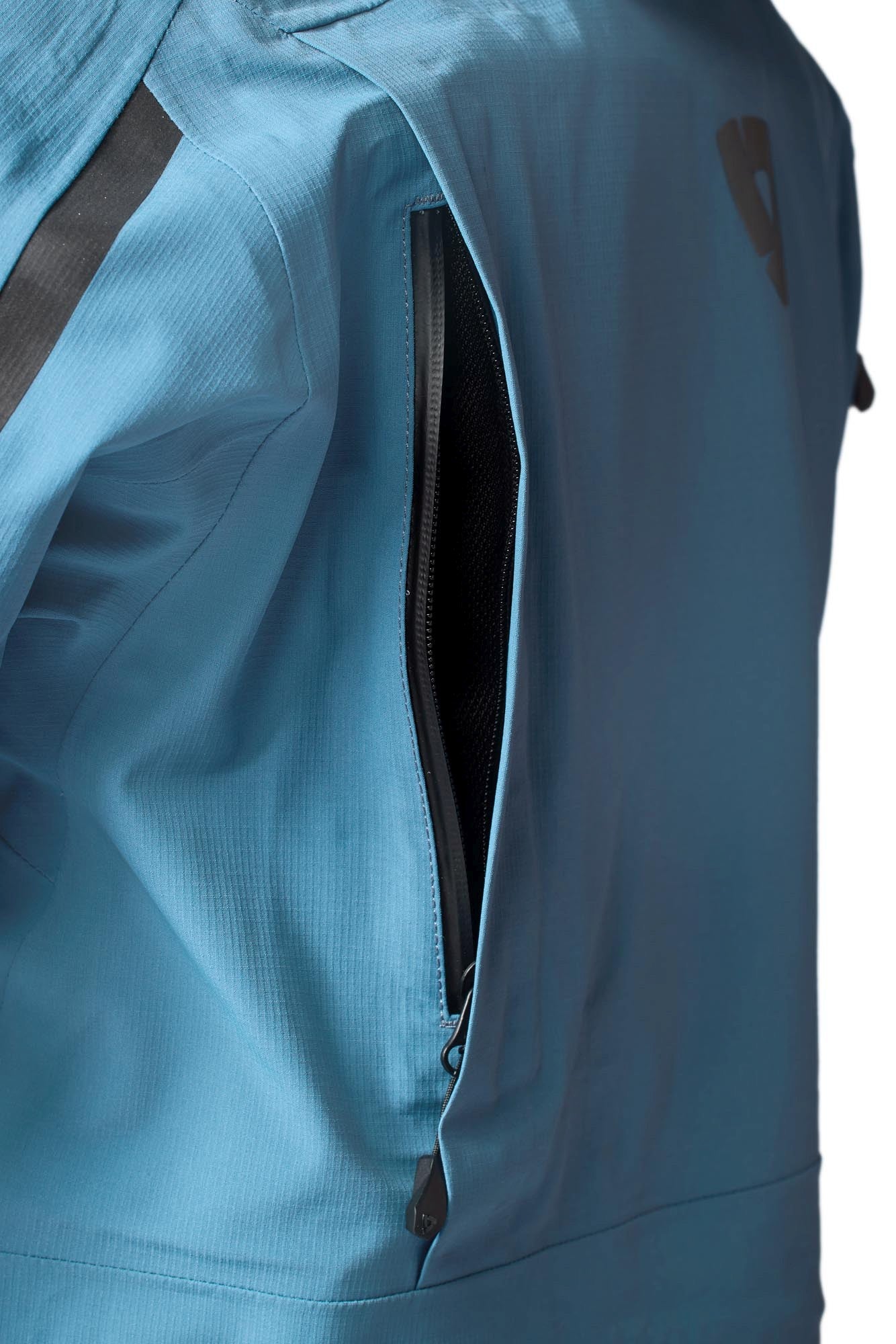 Revit Smock Blackwater 3 H2O giacca a vento impermeabile per moto blu/nero S Figura 5