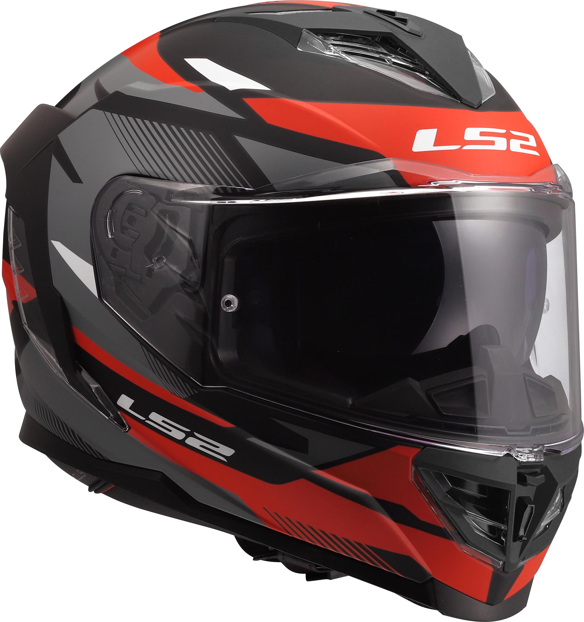 LS2 FF818 Storm III Komai Helm schwarz/rot M (57/58) Abbildung 7