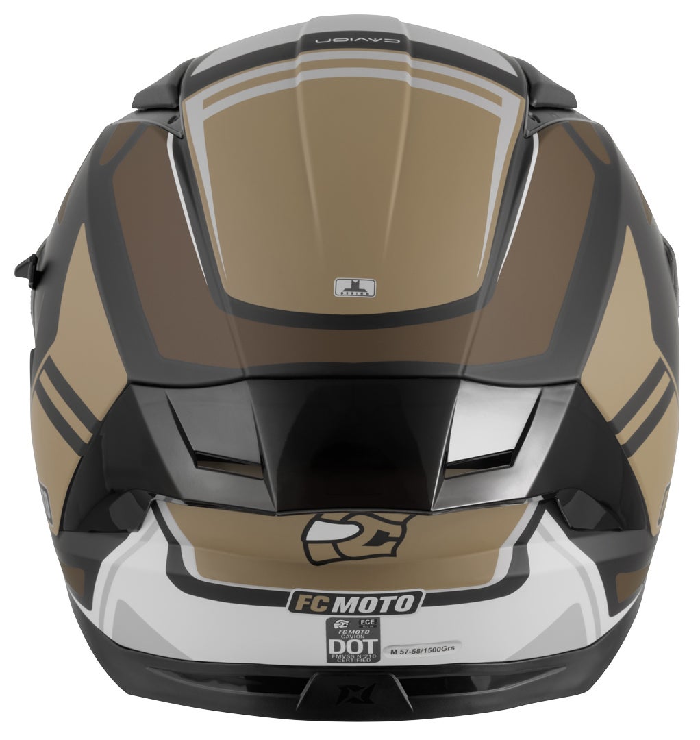 FC-Moto FF130SV Cavion Casco nero opaco/marrone S Figura 5