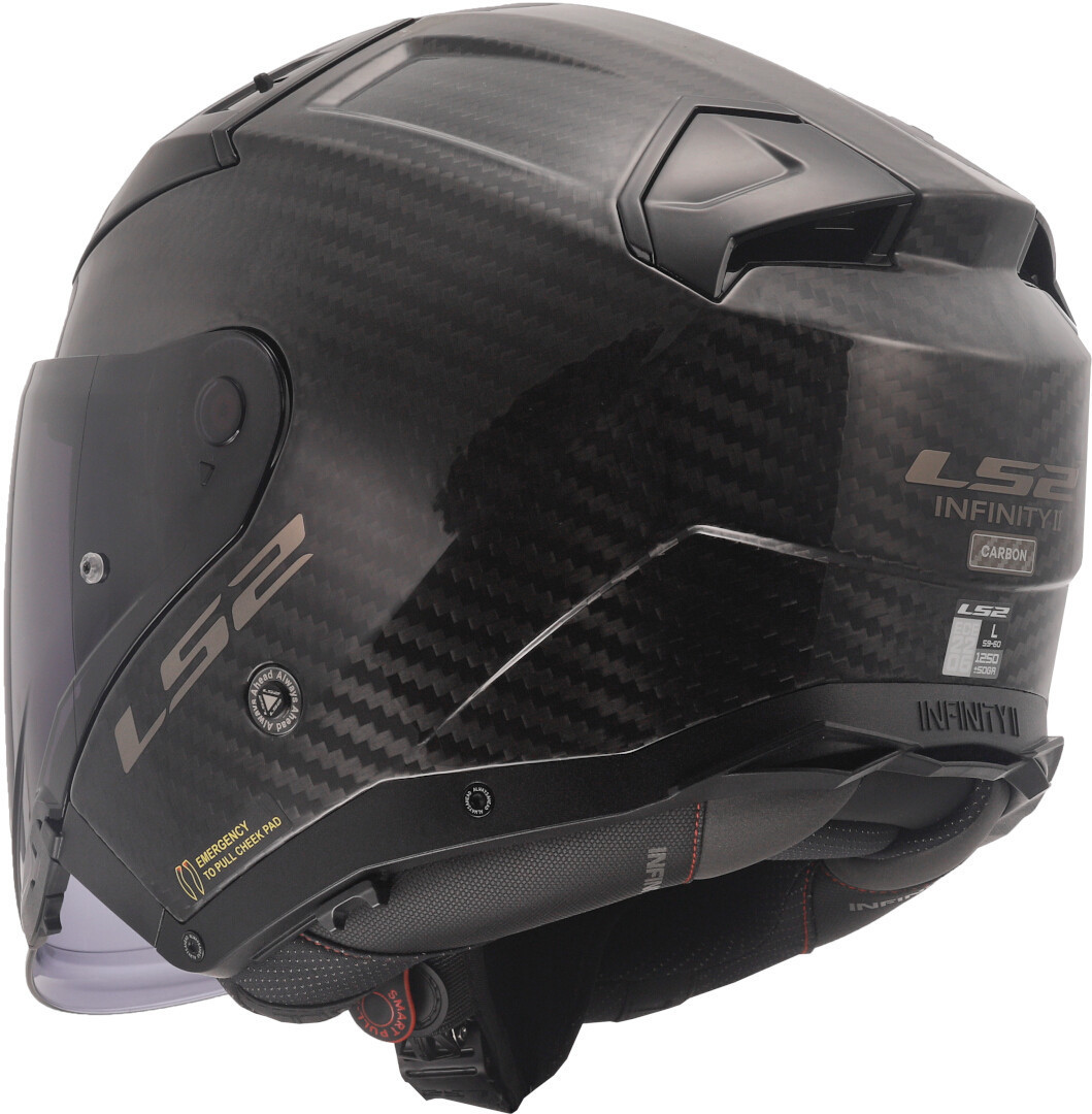 LS2 OF603 Infinity II Carbon Jethelm carbon matt S (55/56) Abbildung 5